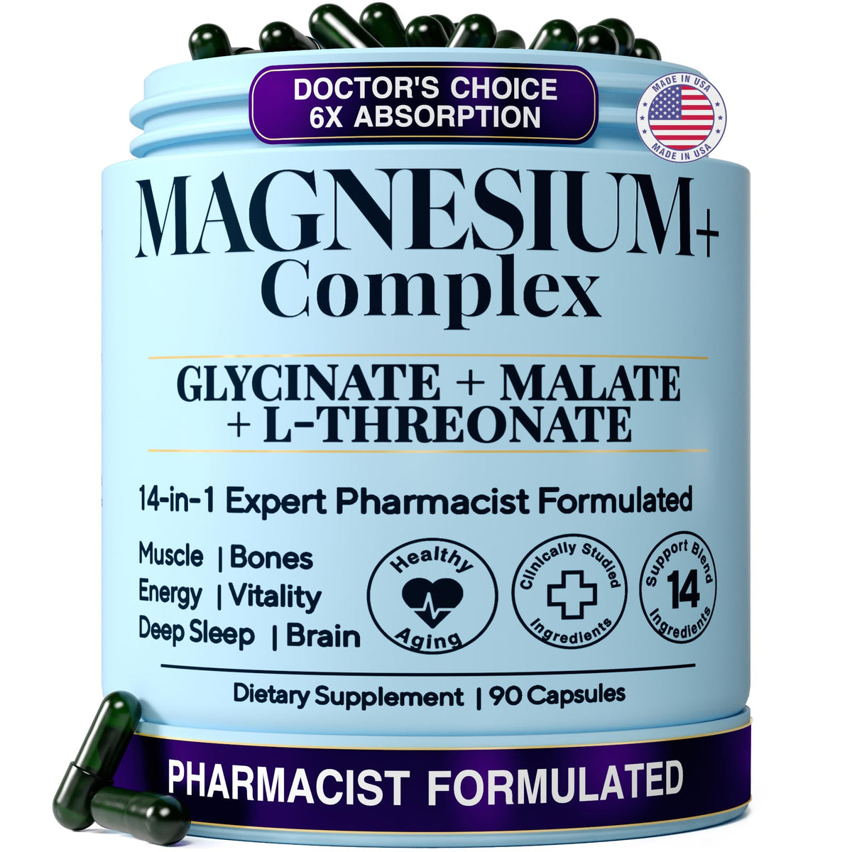MAGPLUS+ 14-in-1 Total Magnesium