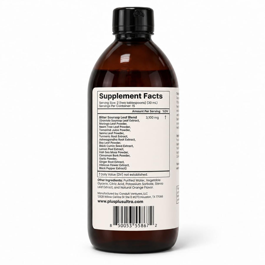 Plus+Ultra SOURSOP BITTERS+ bottle