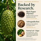 Pharmacist formulated, third-party tested soursop bitters made in a USA cGMP facility