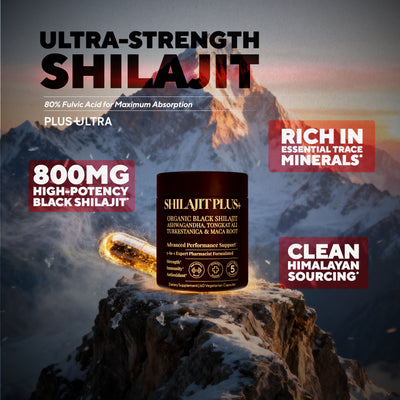 SHILAJITPLUS+  5-in-1 Black Shilajit Complex