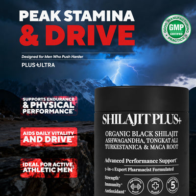 SHILAJITPLUS+  5-in-1 Black Shilajit Complex