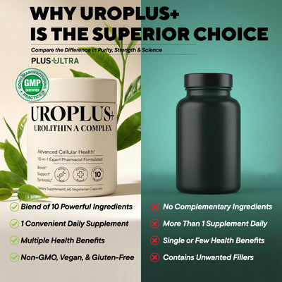 UROPLUS+ 10-in-1 Urolithin + NAD+