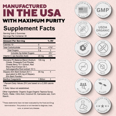 VIVA LA V+ 8-in-1 Feminine Balance Gummies