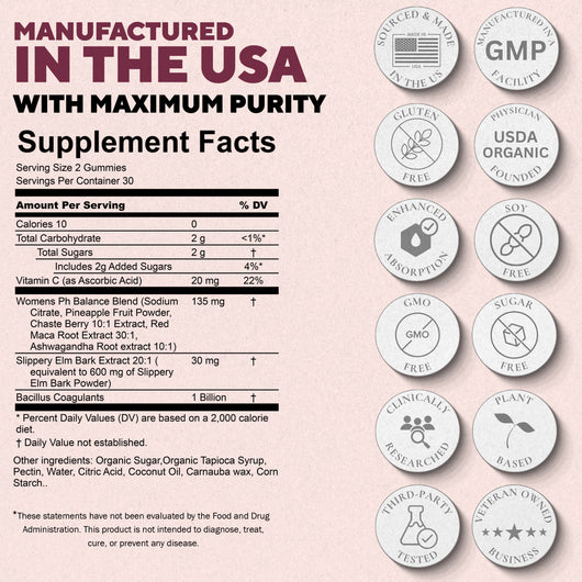 VIVA LA V+ 8-in-1 Feminine Balance Gummies