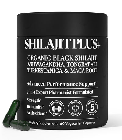 SHILAJITPLUS+  5-in-1 Black Shilajit Complex