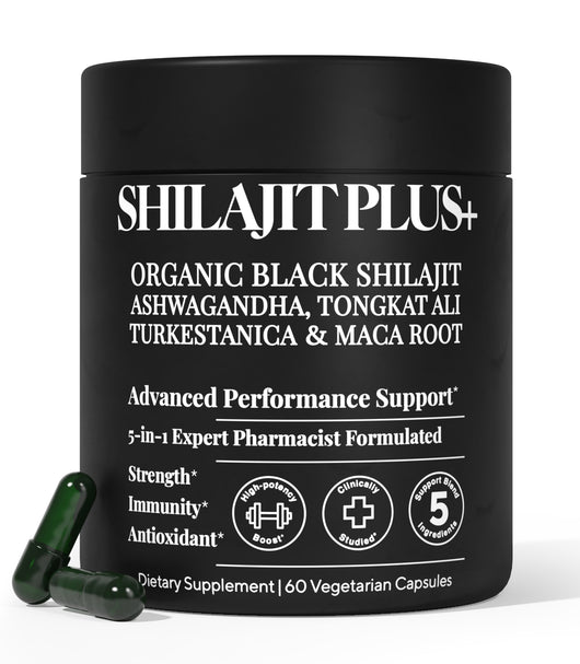 SHILAJITPLUS+  5-in-1 Black Shilajit Complex