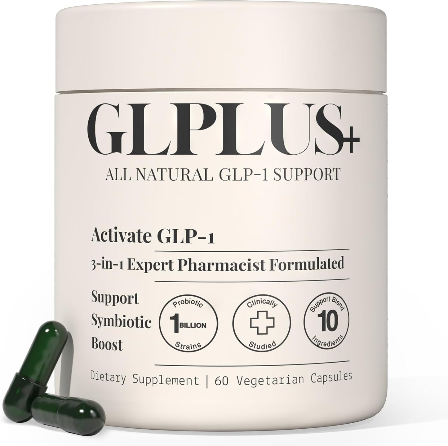 GLPLUS+, 10-in-1 GLP-1 Weight Loss Supplement for Women and Men