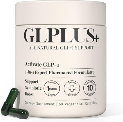 GLPLUS+, 10-in-1 GLP-1 Weight Loss Supplement for Women and Men