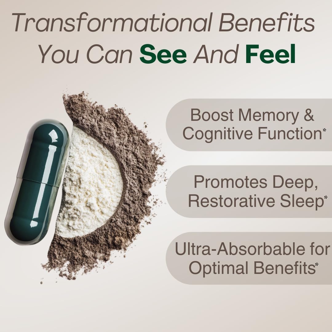 MAGPLUS+ — 7-in-1 Liposomal Magnesium L-Threonate Brain and Sleep Supplement