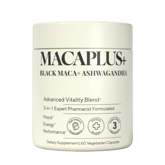 MACAPLUS+ 3-in-1 Vitality and Energy Supplement