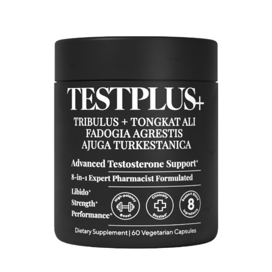 TESTPLUS+ 8-in-1 Testosterone Supplement for Men