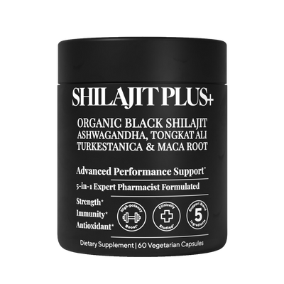 SHILAJITPLUS+  5-in-1 Black Shilajit Complex