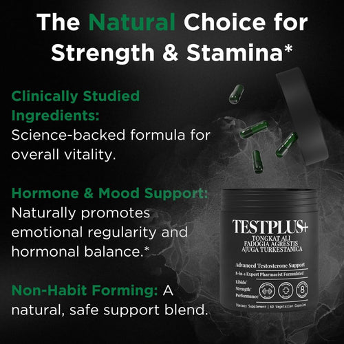 TESTPLUS+ 8-in-1 Testosterone Support