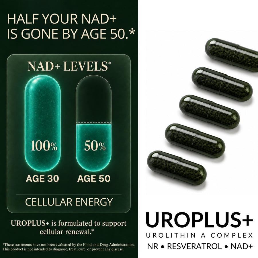 UROPLUS+ 10-in-1 Urolithin A Longevity Complex