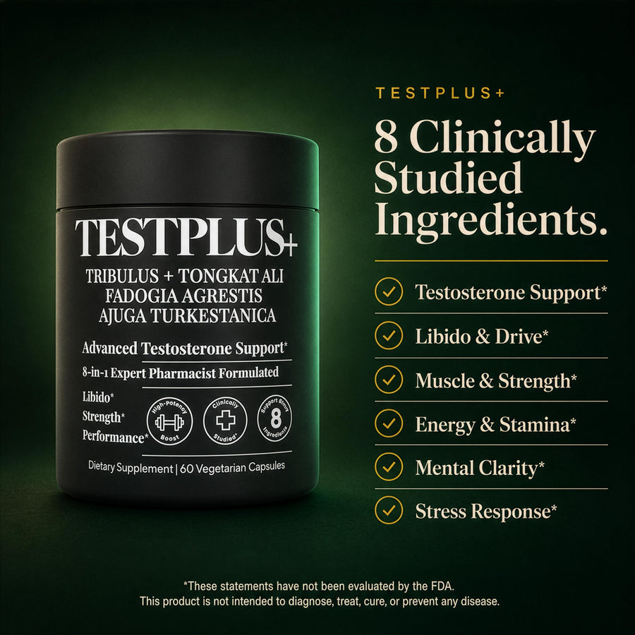 TESTPLUS+ 8-in-1 Testosterone Support