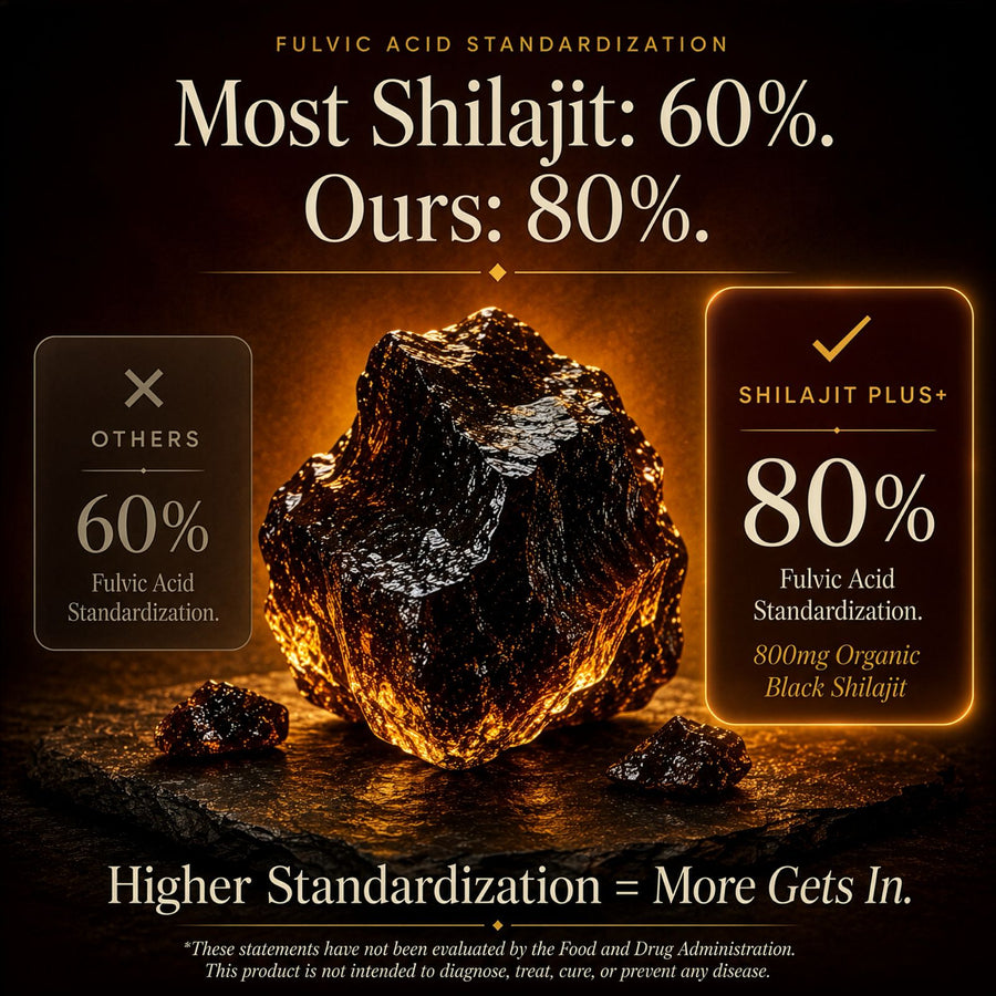 SHILAJITPLUS+  5-in-1 Black Shilajit Complex