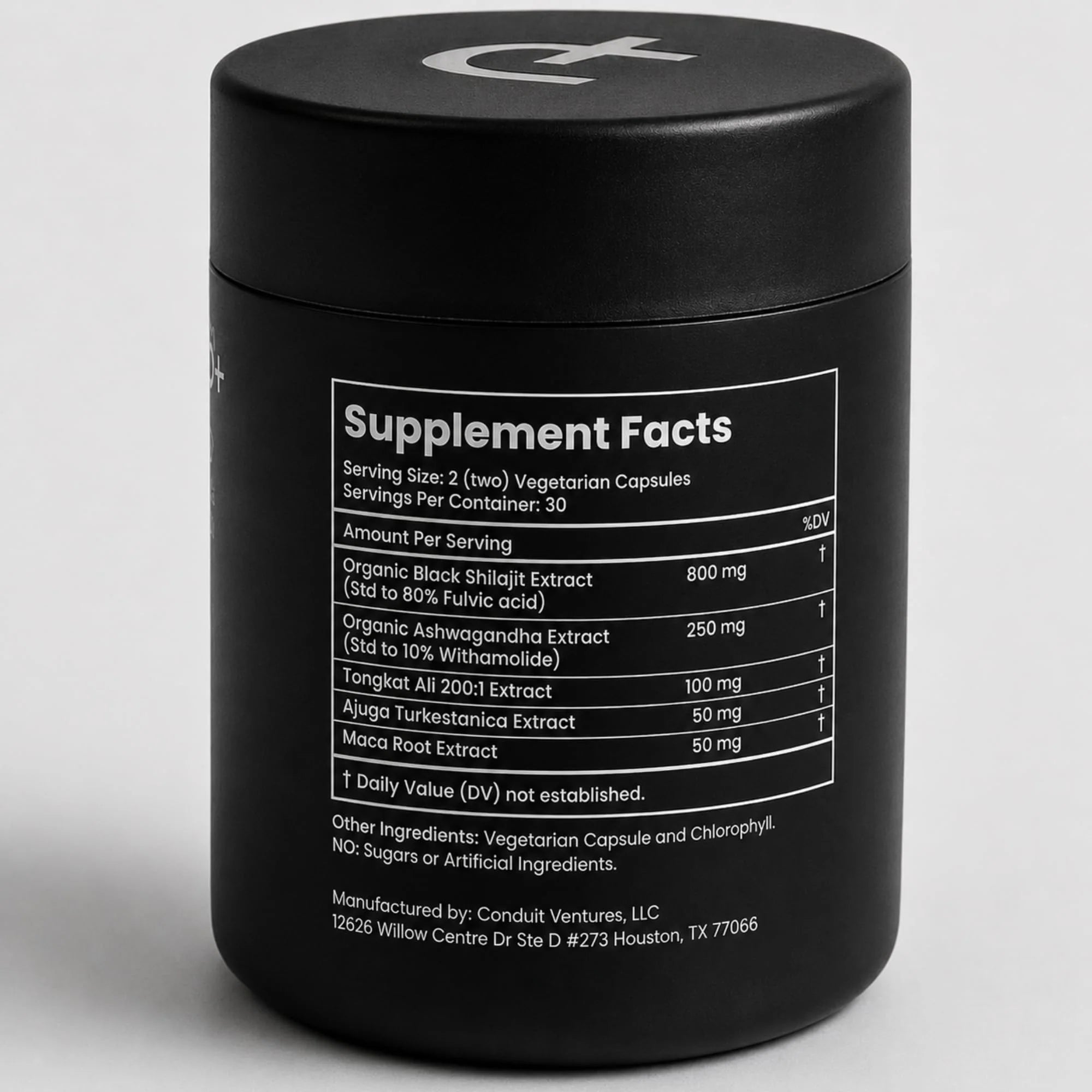 SHILAJITPLUS+ 5-IN-1 - Supplement Facts Label